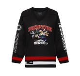 Primitive x My Hero Academia Black Hockey Jersey